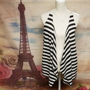 🍬 Open front back lace light weight cardigan